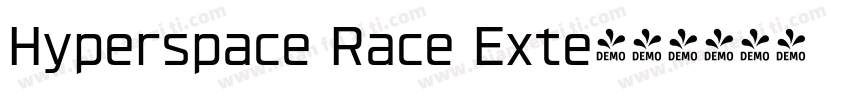 Hyperspace Race Exte字体转换
